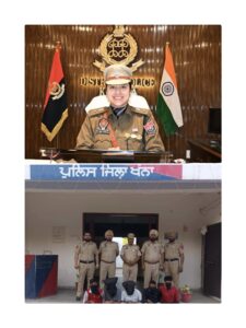 ਗੈਂਗਸਟਰਾਂ ‘ਤੇ ਵਾਰ ਮੁਹਿੰਮ ਤਹਿਤ  ਖੰਨਾ ਪੁਲਿਸ ਦੀ ਵੱਡੀ ਕਾਰਵਾਈ ਪਾਇਲ ਫਾਇਰਿੰਗ ਮਾਮਲੇ ਵਿੱਚ  ਤਿੰਨ ਹੋਰ ਮੁਲਜ਼ਮ ਗ੍ਰਿਫਤਾਰ